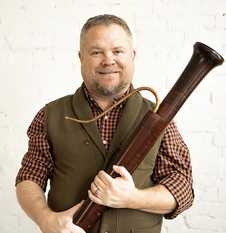 C. Keith Collins headshot, musician of Indianapolis Baroque Orchestra