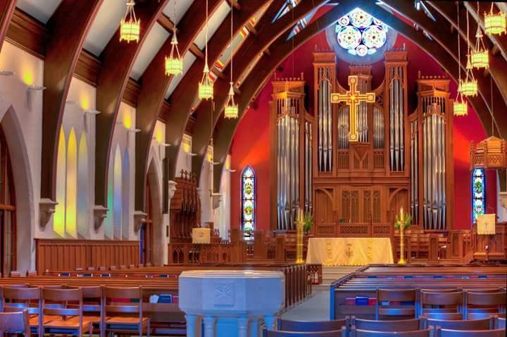 interior of St. Paul's Church in Indianapolis